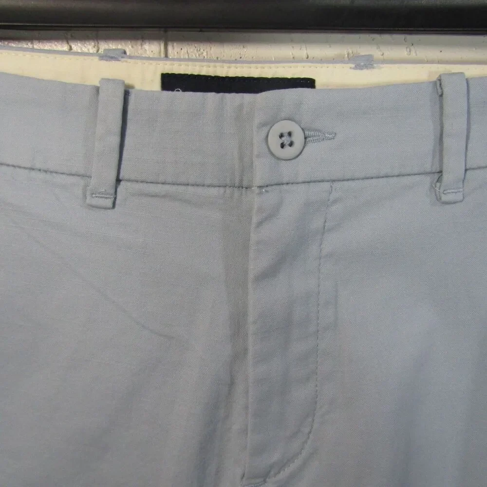 Abercrombie & Fitch Men's Size 30 Light Blue Stretch Chino Shorts 9